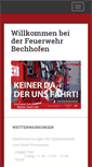 Mobile Screenshot of feuerwehrbechhofen.de