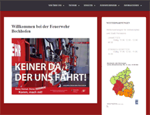 Tablet Screenshot of feuerwehrbechhofen.de